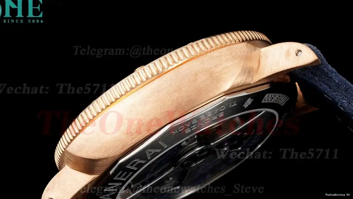 LE Submersible Pam1074 Dial VSF Blue BR Bronzo 42mm P900 0626